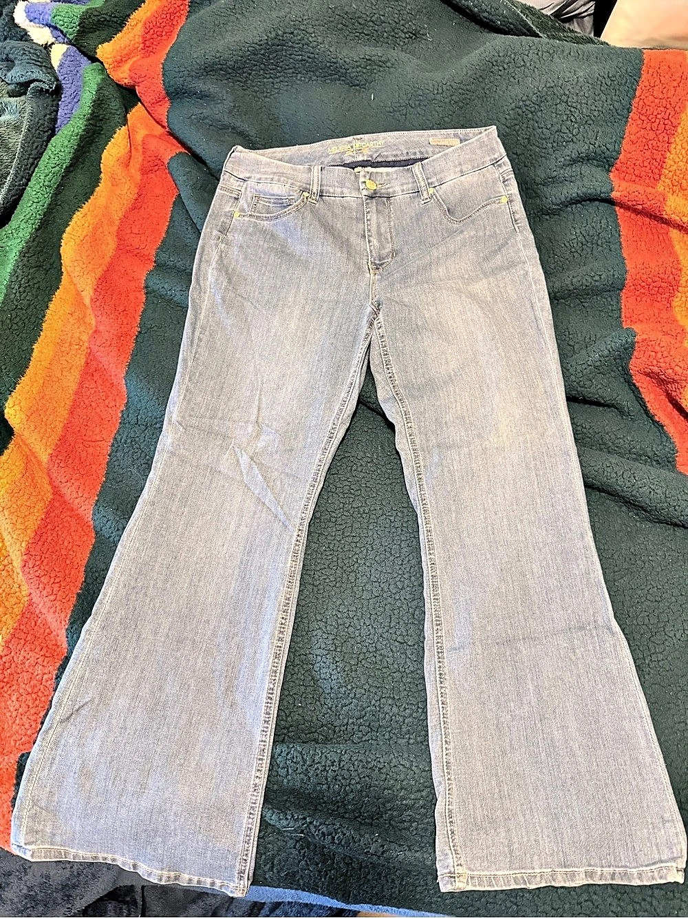 Melissa McCarthy Bootcut Silhouette System Bootcut Jeans Blue Waist 16